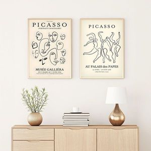 Dekorativní rámovaný obraz z MDF (2 kusy) Huhu285 - 50 x 70 obraz