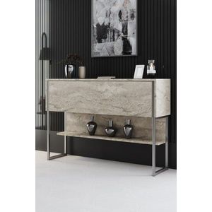 Komoda Luxe - Travertine, Silver obraz