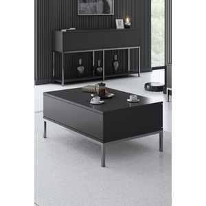Konferenční stolek Lord - Anthracite, Silver obraz