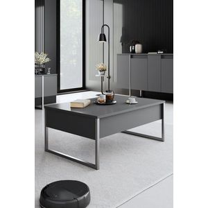 Konferenční stolek Luxe - Anthracite, Silver obraz