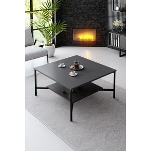 Konferenční stolek Black Line - Anthracite, Black obraz