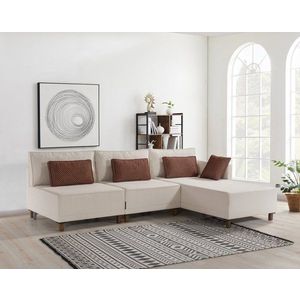 Rohová rozkládací pohovka Matris Right - Beige obraz