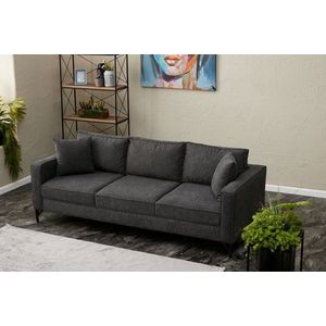 Trojmístná pohovka Berlin - Anthracite, Black obraz