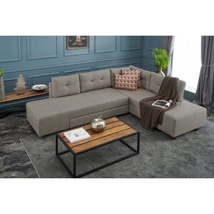 Rohová rozkládací pohovka Manama Corner Sofa Bed Right - Cream obraz