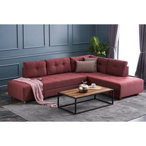 Rohová rozkládací pohovka Manama Corner Sofa Bed Right - Claret Red obraz