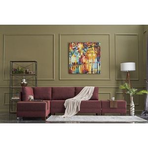 Rohová rozkládací pohovka Fly Corner Sofa Bed Left - Claret Red obraz