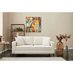 Dvoumístná pohovka Berlin - Cream, Black obraz