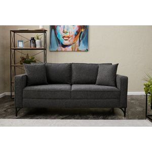 Dvoumístná pohovka Berlin - Anthracite, Black obraz