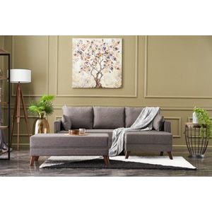 Rohová rozkládací pohovka Bella Mini Corner Sofa Right - Brown obraz