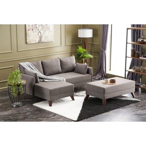Rohová rozkládací pohovka Bella Mini Corner Sofa Left - Brown obraz