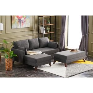 Rohová rozkládací pohovka Bella Mini Corner Sofa Left - Anthracite obraz