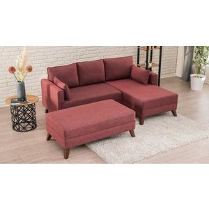 Rohová rozkládací pohovka Bella Corner Sofa Right 2 - Claret Red obraz