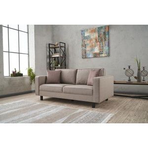 Dvoumístná pohovka Kale Linen - Cream obraz