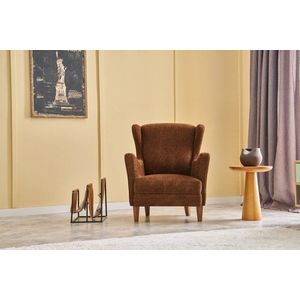 Křeslo ušák Lola Prestij - Brown, Copper obraz
