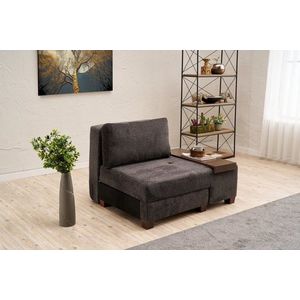 Rozkládací křeslo Perenna Chenille Right - Anthracite obraz