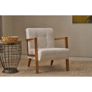 Křeslo ušák Kemer - Cream v2 obraz