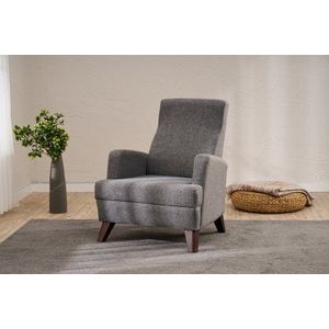 Křeslo / Jednomístná pohovka Aly - Grey obraz