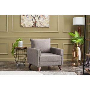 Křeslo / Jednomístná pohovka Bella Armchair - Brown obraz