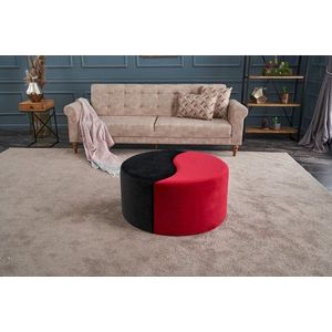 Puf Alis Puf - Red, Black obraz