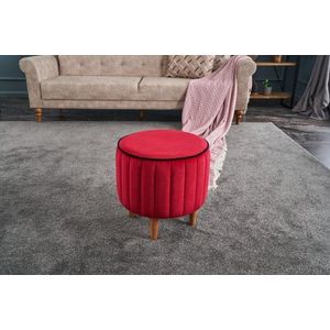 Puf Lindy Puf - Red obraz