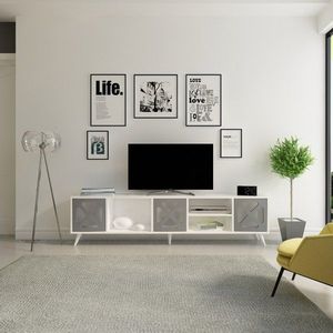 TV stolek Sinef - White , Anthracite obraz