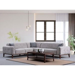 Rohová sedací souprava Athena Corner L2-C-3R - Light Grey obraz