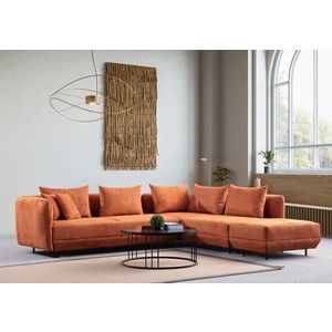 Rohová sedací souprava Floransa - Orange obraz