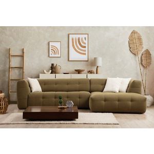 Rohová sedací souprava Cady 3 Seater Right - Khaki obraz