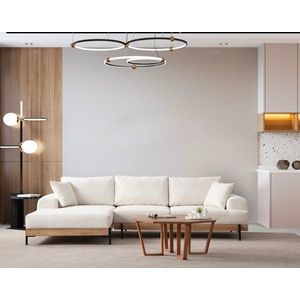 Rohová sedací souprava Eti Oak Left - White obraz