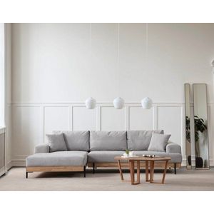 Rohová sedací souprava Eti Oak Left - Grey obraz