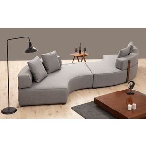 Rohová sedací souprava Gondol-5 (CHL-SAĞ-CHL-SAĞ) - Grey obraz