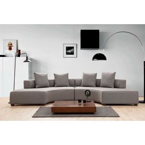 Rohová sedací souprava Gondol-2 (CHL-SOL-CHL-SAĞ) - Grey obraz