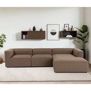 Rohová sedací souprava Mora XL (L1-O1-ChlRight) - Brown obraz