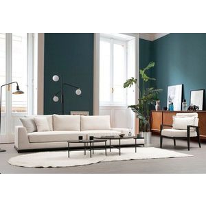 Čtyřmístná pohovka Line With Side Table - Beige obraz