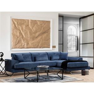 Rohová sedací souprava Frido Right (L3+Chl) - Navy Blue obraz