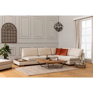 Rohová sedací souprava Tulip Corner Right Without Pouf - Beige obraz