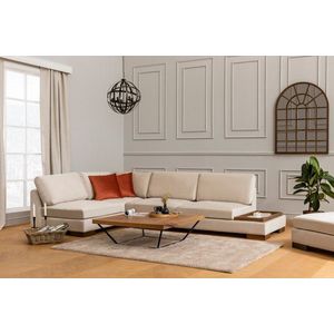 Rohová sedací souprava Tulip Corner Left Without Pouf - Beige obraz