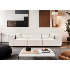 Trojmístná pohovka Lora 3 Seater - Light Brown obraz