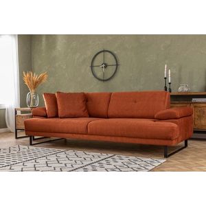 Trojmístná rozkládací pohovka Mustang - Orange obraz