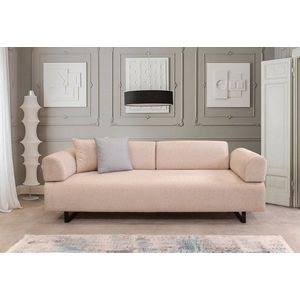 Trojmístná rozkládací pohovka Infinity with Side Table - Beige obraz