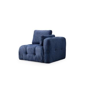 Křeslo / Jednomístná pohovka Amaris 1R - Navy Blue obraz