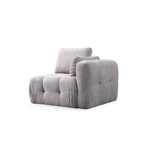 Křeslo / Jednomístná pohovka Amaris 1R - Light Grey obraz