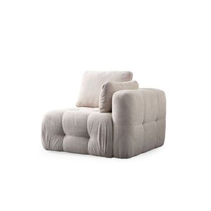 Křeslo / Jednomístná pohovka Amaris 1R - Beige obraz