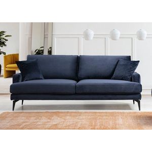 Trojmístná pohovka Papira 3 Seater - Navy Blue obraz