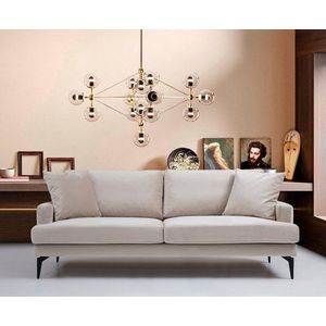 Trojmístná pohovka Papira 3 Seater - Beige obraz