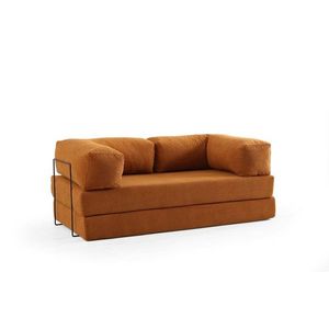 Dvoumístná rozkládací pohovka Via Con - Orange obraz