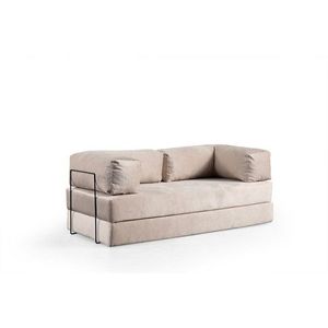 Dvoumístná rozkládací pohovka Via Con - Cream obraz