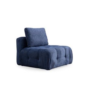 Křeslo / Jednomístná pohovka Amaris O1 - Navy Blue obraz