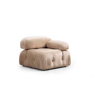 Křeslo / Jednomístná pohovka Bubble 1R - Cream obraz