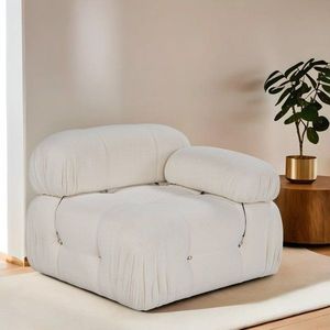 Křeslo / Jednomístná pohovka Bubble 1R - Beige obraz